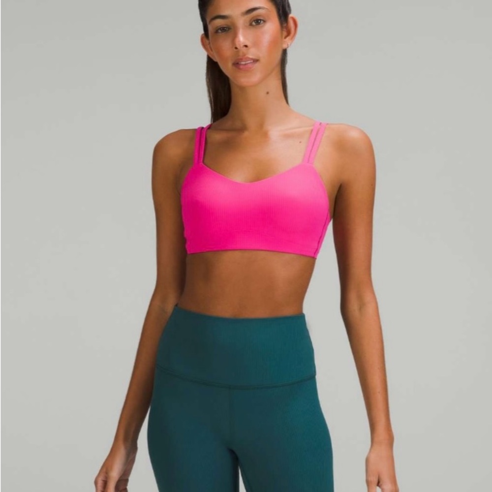 Lululemon Athletica Like A Cloud Ribbed Bra *Light Support, B/C Cup Sonic Pink